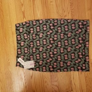 Medium Lularoe  Cassie skirt with tulips